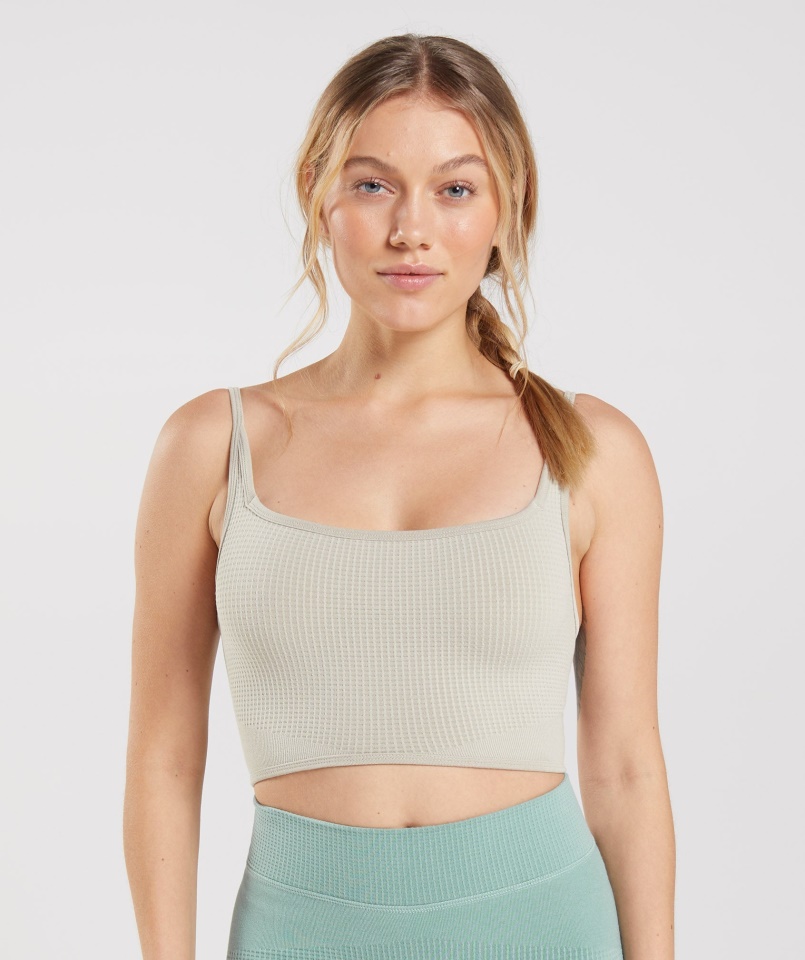 Gymshark Pause Seamless Bralette Pebble Grey