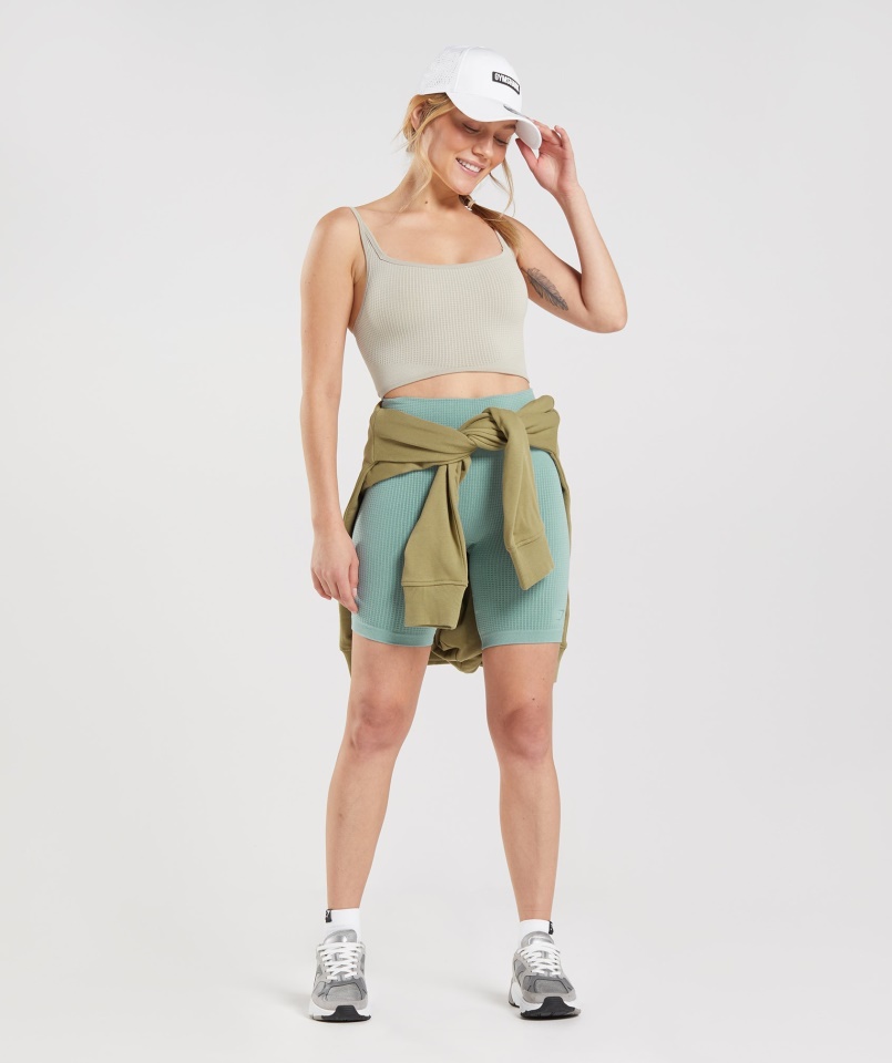 Gymshark Pause Seamless Bralette Pebble Grey