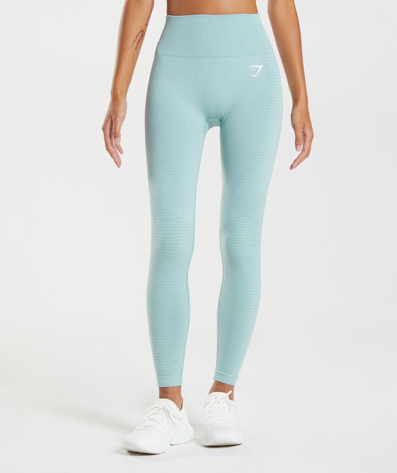 Gymshark Gyöngyház Kék Márga Vital Varrat Nélküli 2.0 Leggings