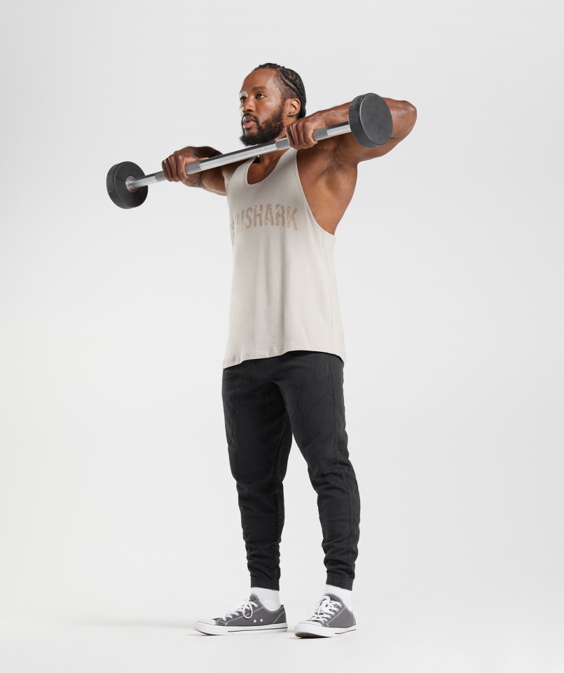 Gymshark Kavicsszürke Power Stringer