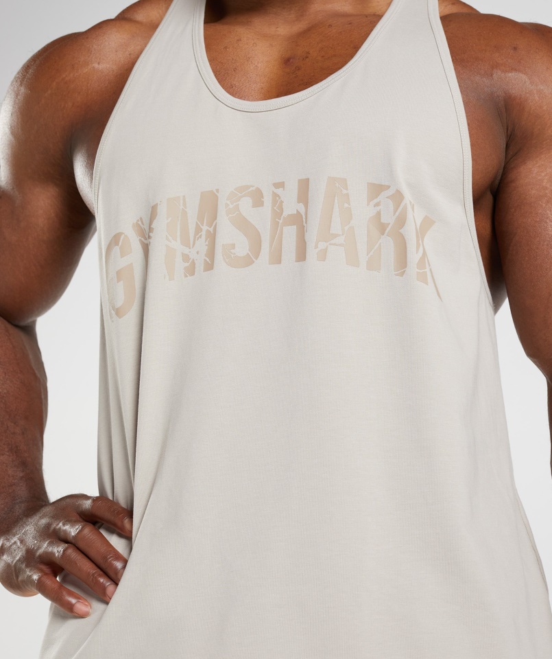 Gymshark Kavicsszürke Power Stringer