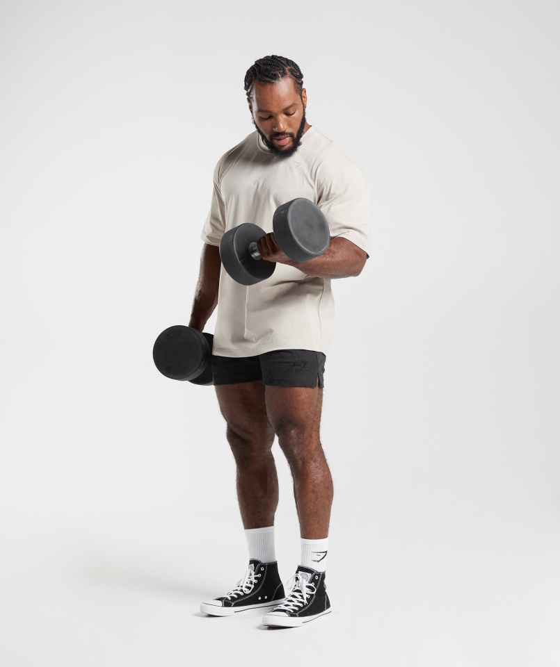 Gymshark Kavicsos Szürke Power Póló