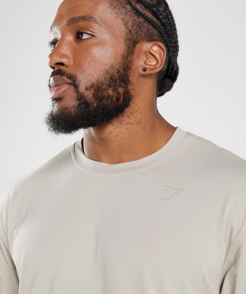 Gymshark Kavicsos Szürke Power Póló