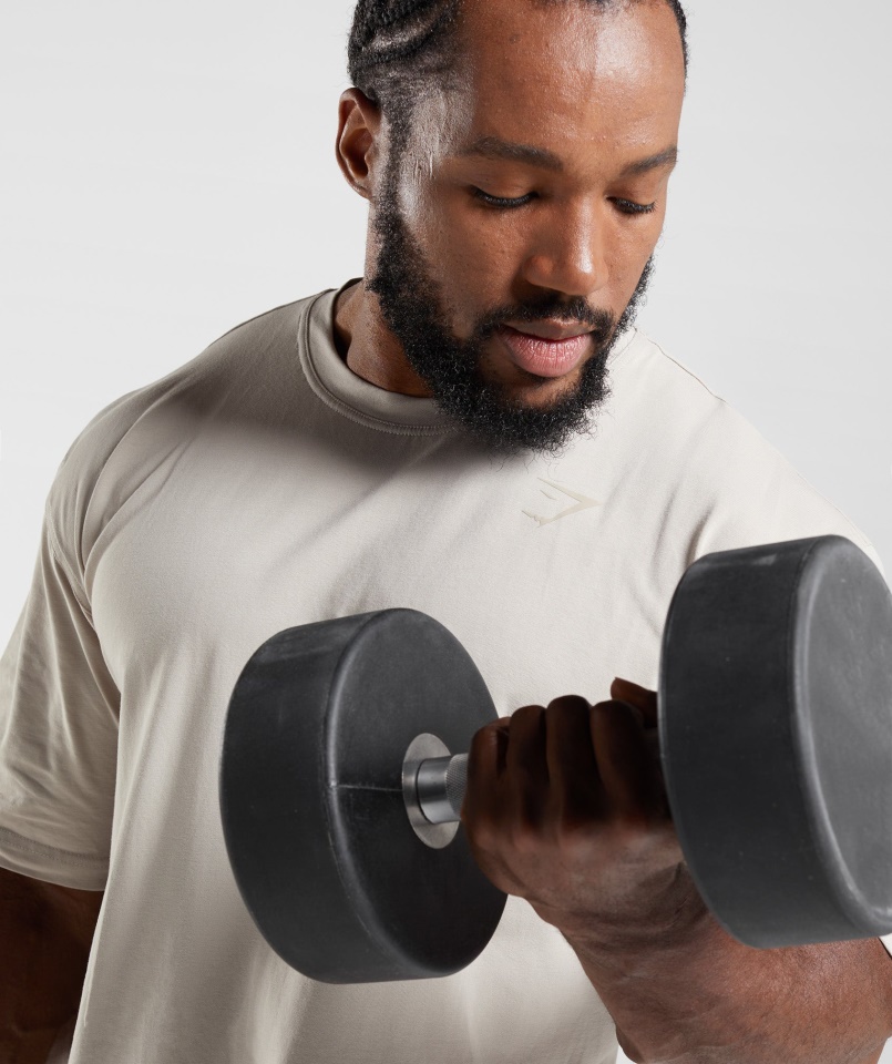 Gymshark Kavicsos Szürke Power Póló