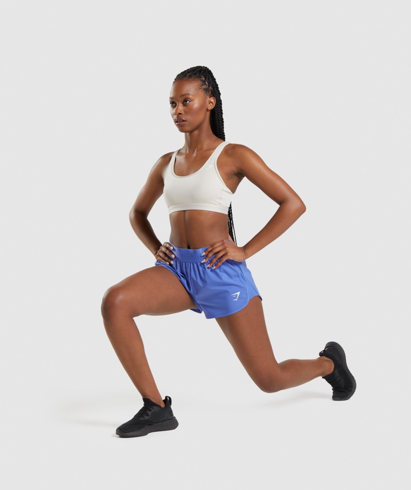 Gymshark Kavicsszürke Gombóc Nyakú Sportmelltartó