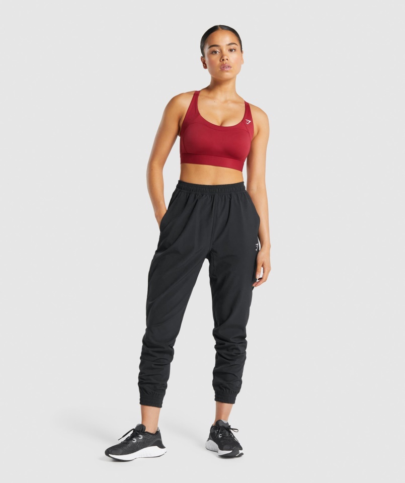 Gymshark Racer Hátsó Sportmelltartó Bordó