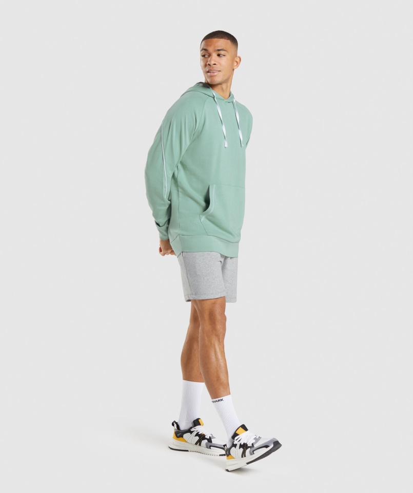 Gymshark Reccess Kapucnis Maya Kék-fehér