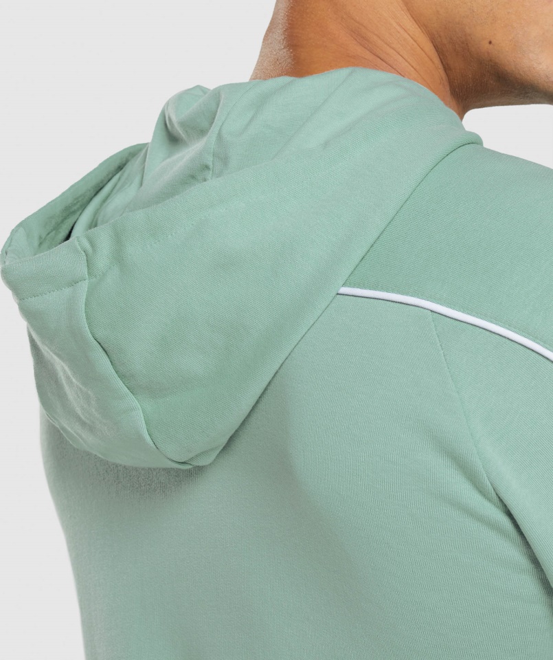 Gymshark Reccess Kapucnis Maya Kék-fehér