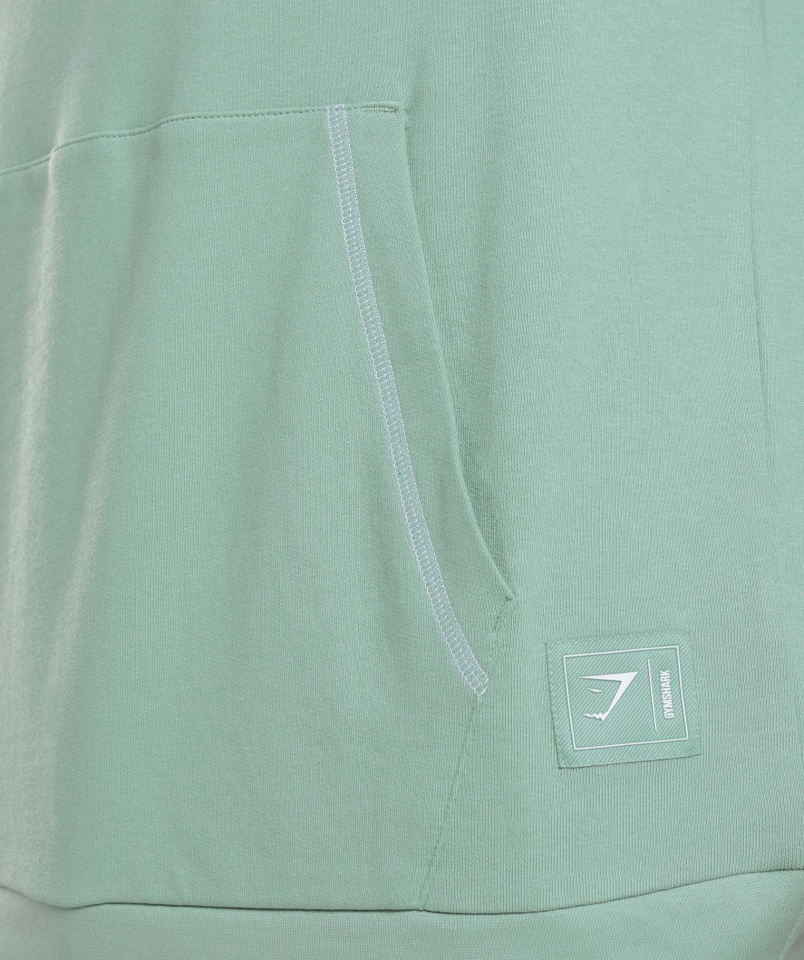 Gymshark Reccess Kapucnis Maya Kék-fehér