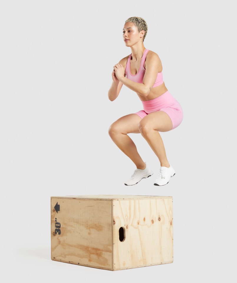 Gymshark Sorbet Pink Marl Vital Varrat Nélküli 2.0 Rövidnadrág