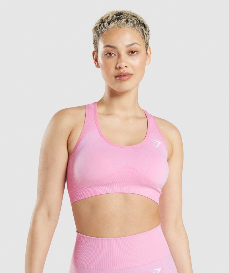 Gymshark Sorbet Rózsaszín Márga Vital Seamless 2.0 Sportmelltartó