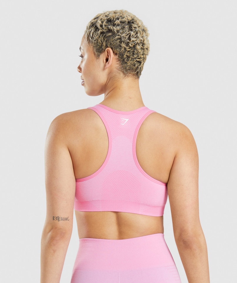 Gymshark Sorbet Rózsaszín Márga Vital Seamless 2.0 Sportmelltartó