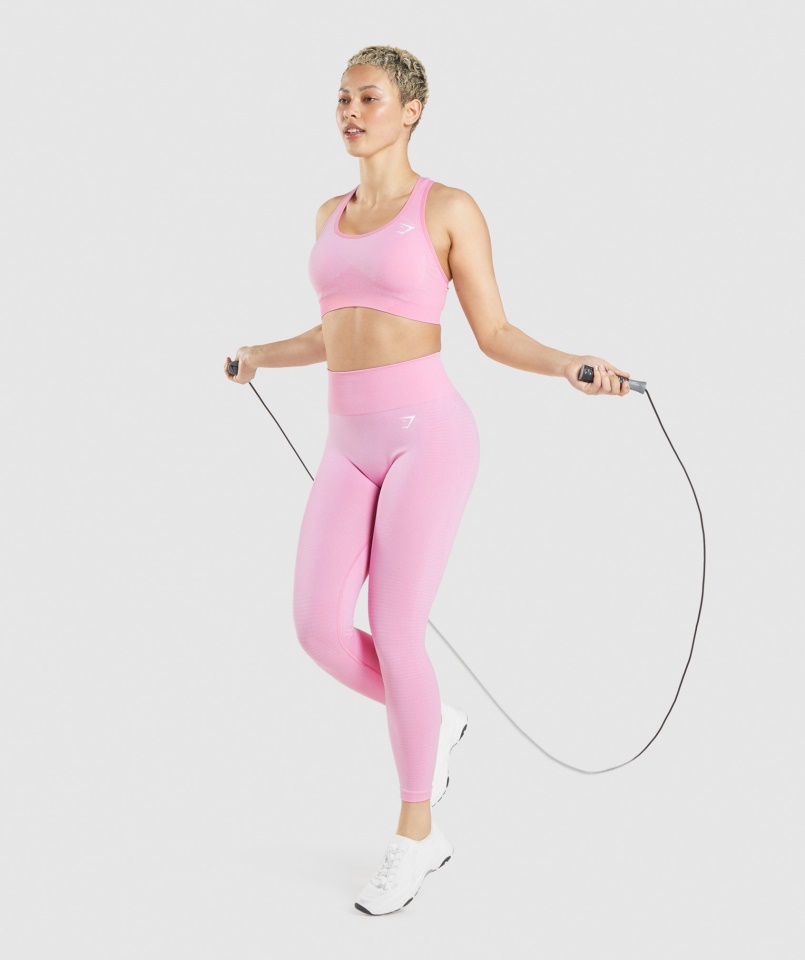 Gymshark Sorbet Rózsaszín Márga Vital Seamless 2.0 Sportmelltartó