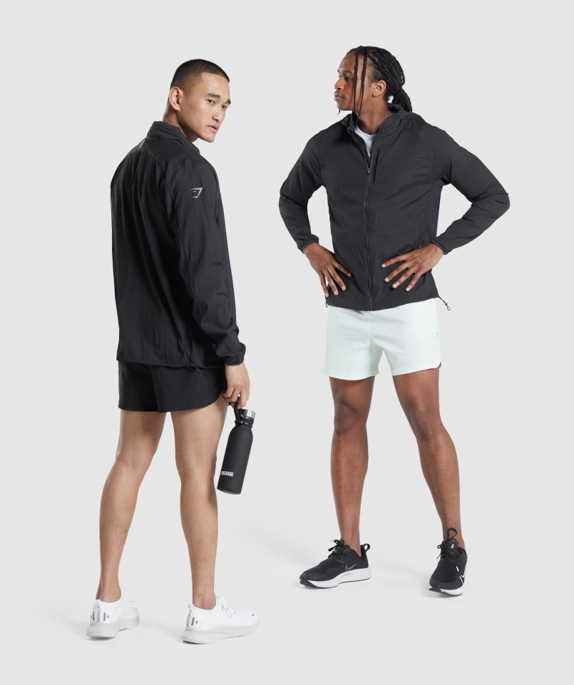 Gymshark Speed Evolve Széldzseki Fekete