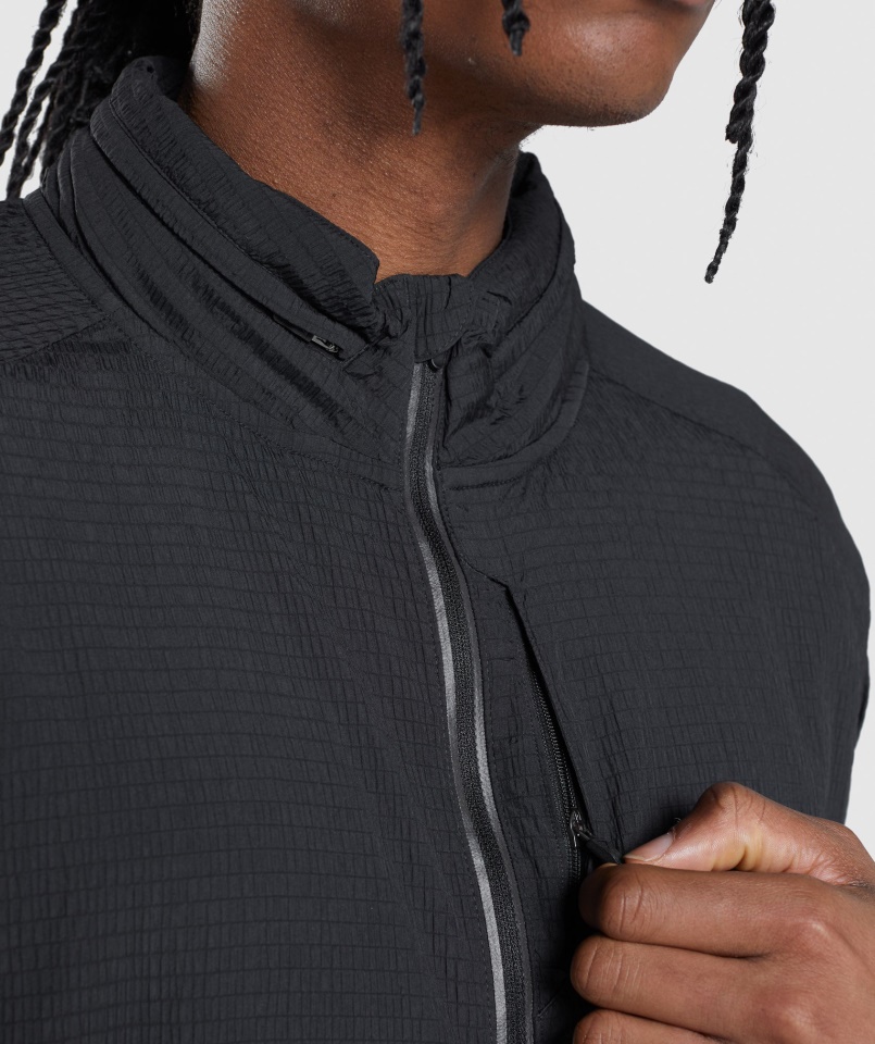 Gymshark Speed Evolve Széldzseki Fekete