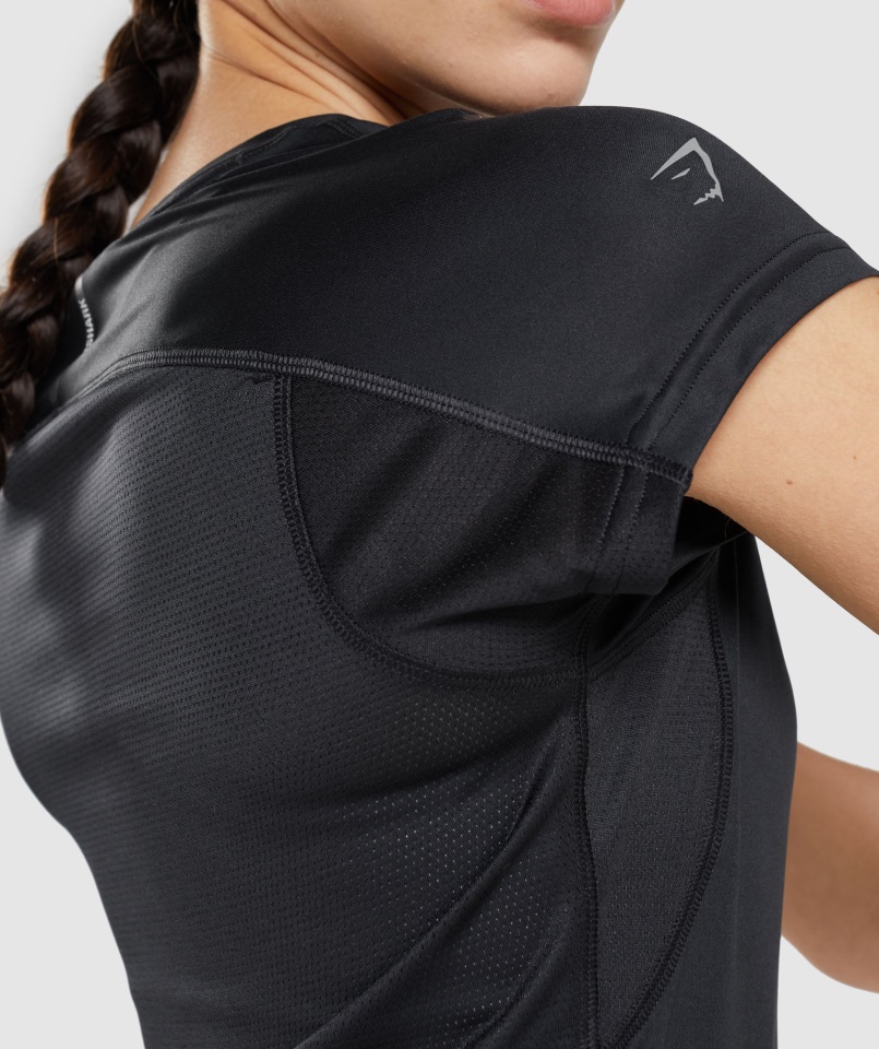 Gymshark Speed Póló Fekete