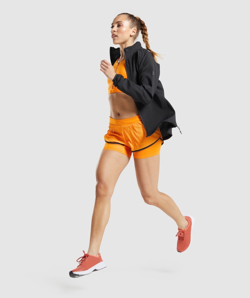 Gymshark Speed Széldzseki Fekete