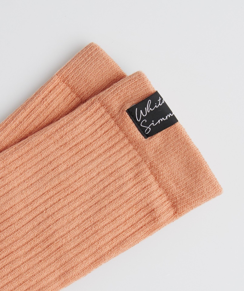 Gymshark Sunset Bézs Whitney Tab Crew Zokni 1db