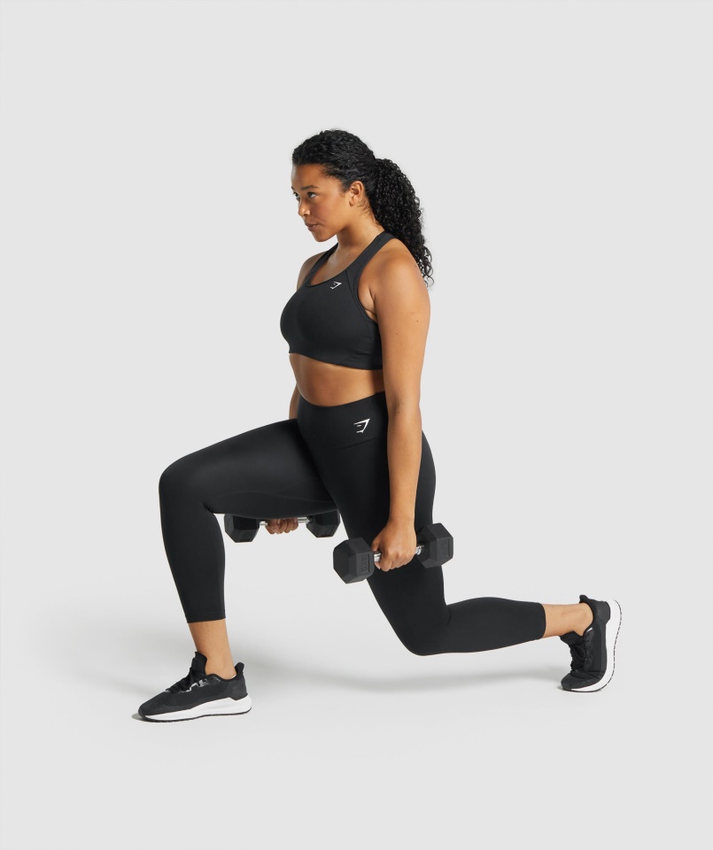 Gymshark Edzés 7-8 Leggings Fekete