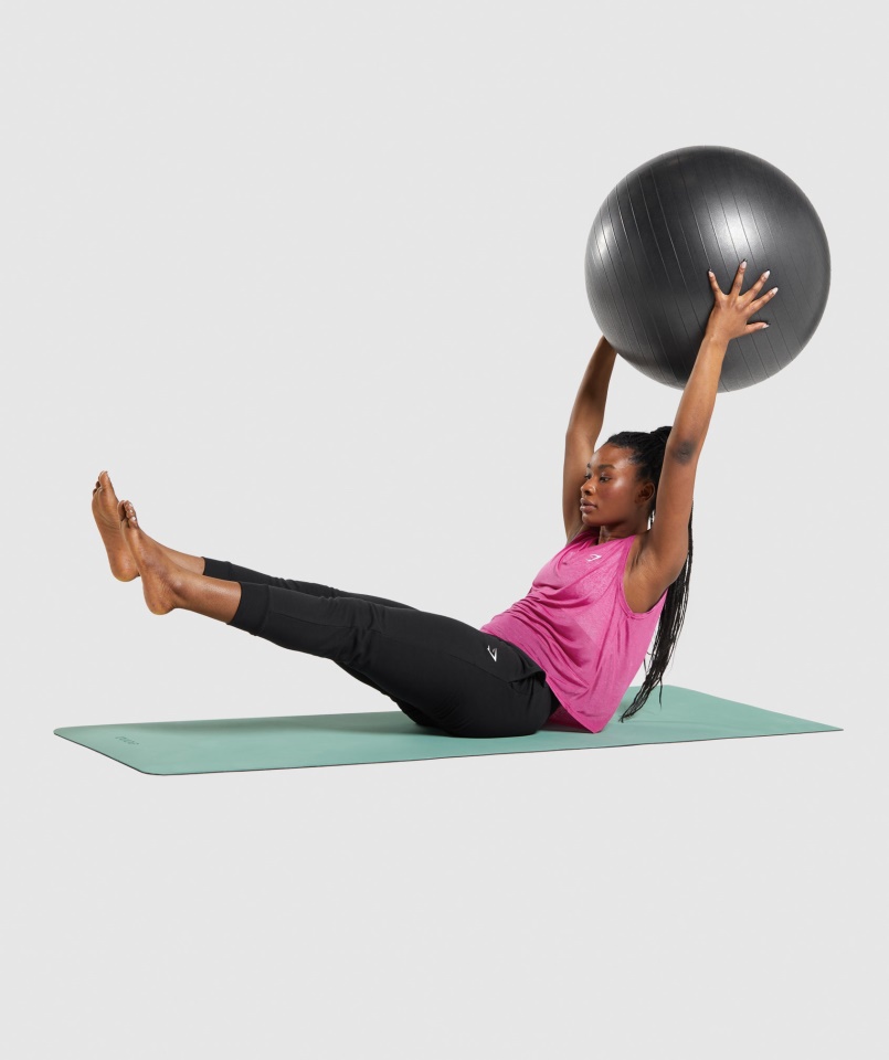 Gymshark Edzés Túlméretezett Tanksárkány Rózsaszín