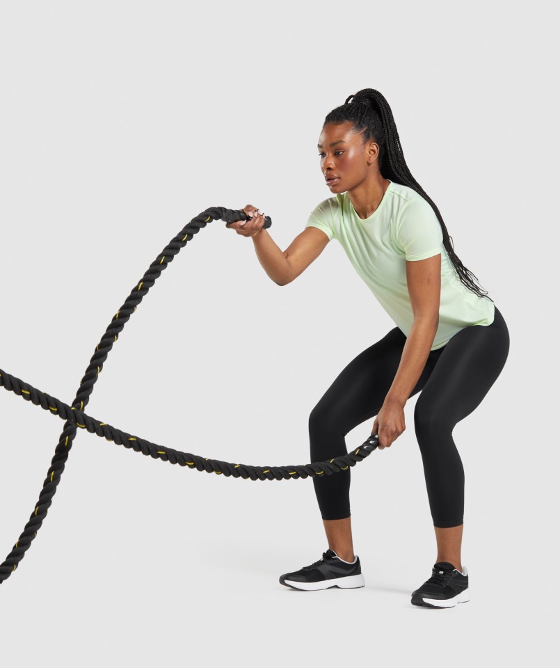 Gymshark Edzés Póló Uborka Zöld