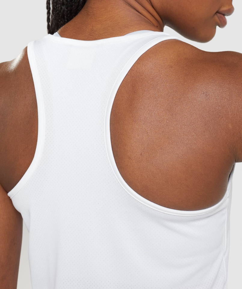 Gymshark Edzőmellény Fehér