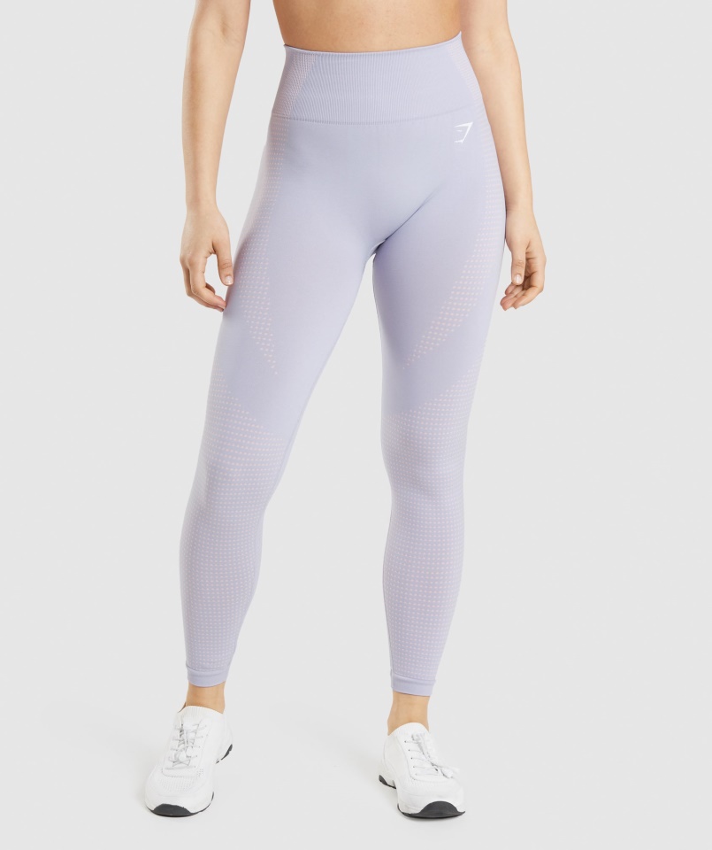 Gymshark Vital Varrat Nélküli 2.0 Leggings Holdkő Kék Márga