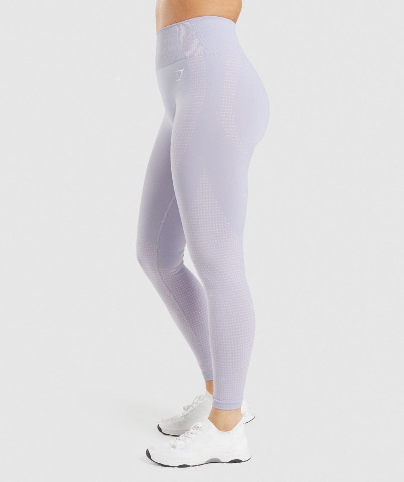 Gymshark Vital Varrat Nélküli 2.0 Leggings Holdkő Kék Márga