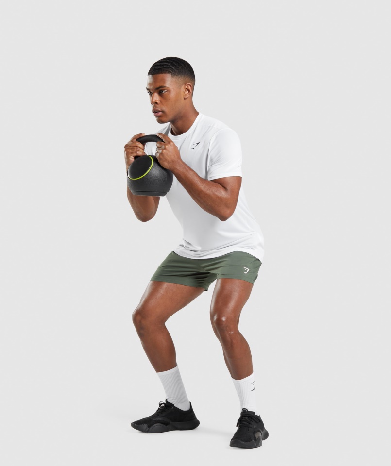 Gymshark White érkezés Rendes Fitt Póló