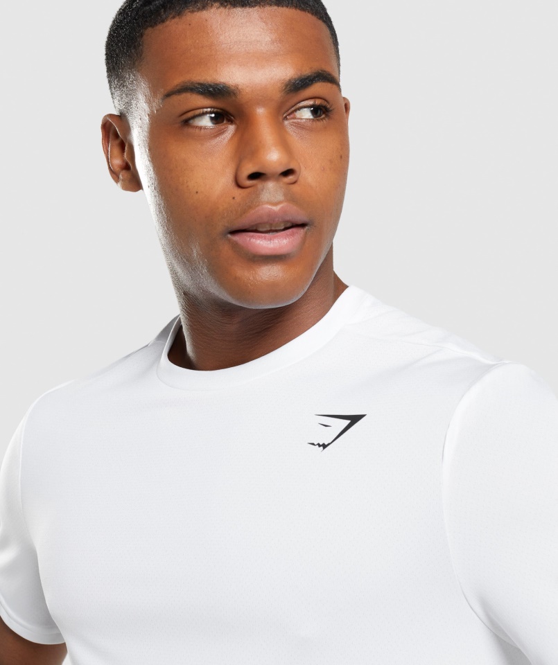 Gymshark White érkezés Rendes Fitt Póló