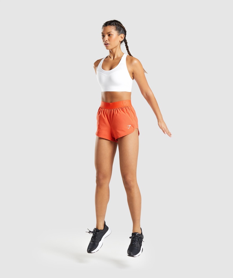 Gymshark Fehér Nyitott Hátú Sportmelltartó