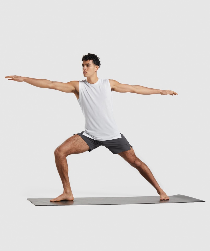 Gymshark White Studio Amplify Tank