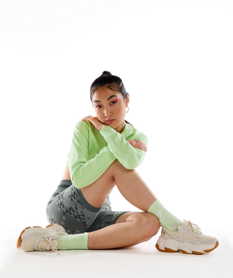 Gymshark Wtflex Cyborg Varrat Nélküli Kerékpáros Rövidnadrág Szénszürke-fekete-világosszürke