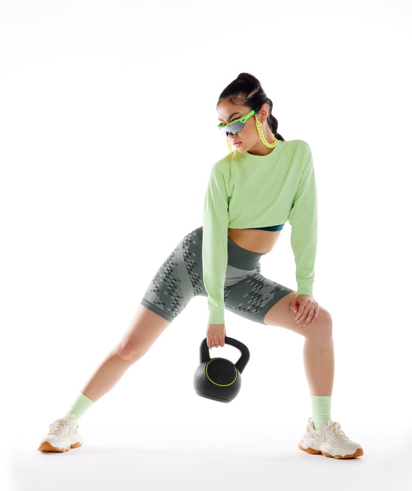 Gymshark Wtflex Cyborg Varrat Nélküli Kerékpáros Rövidnadrág Szénszürke-fekete-világosszürke