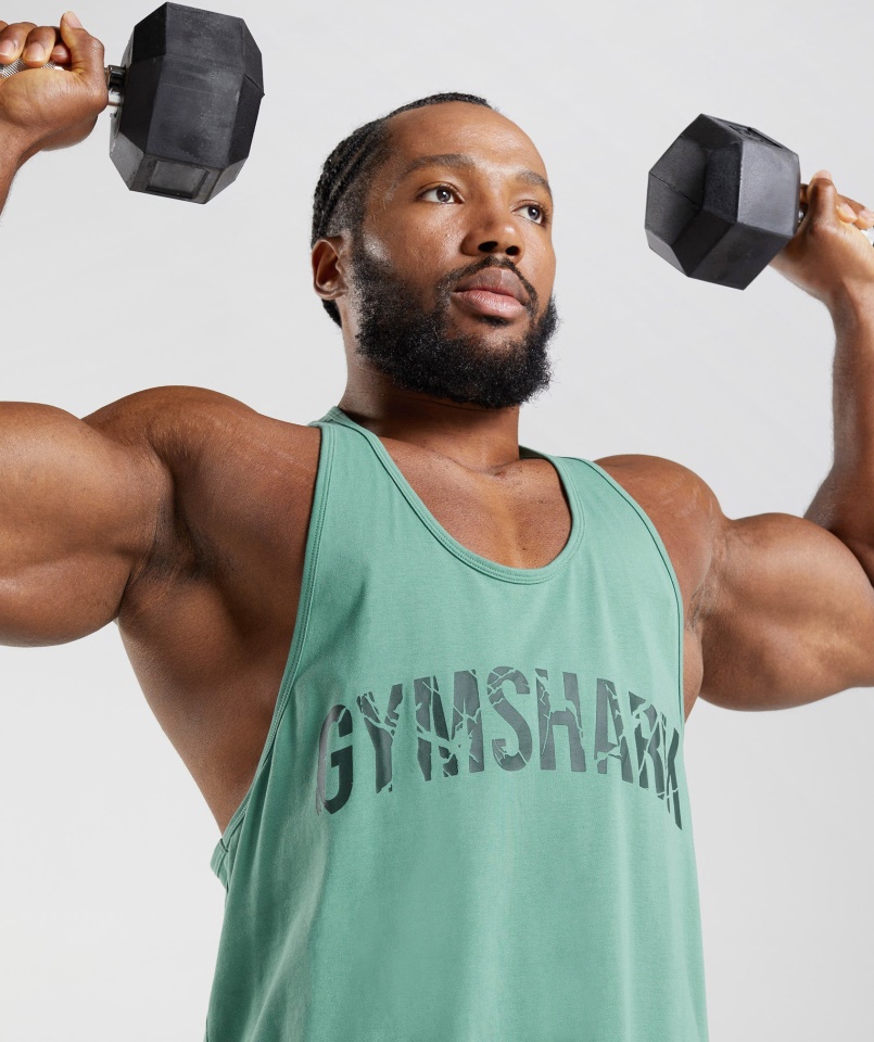 Power Stringer Alpesi Zöld Gymshark
