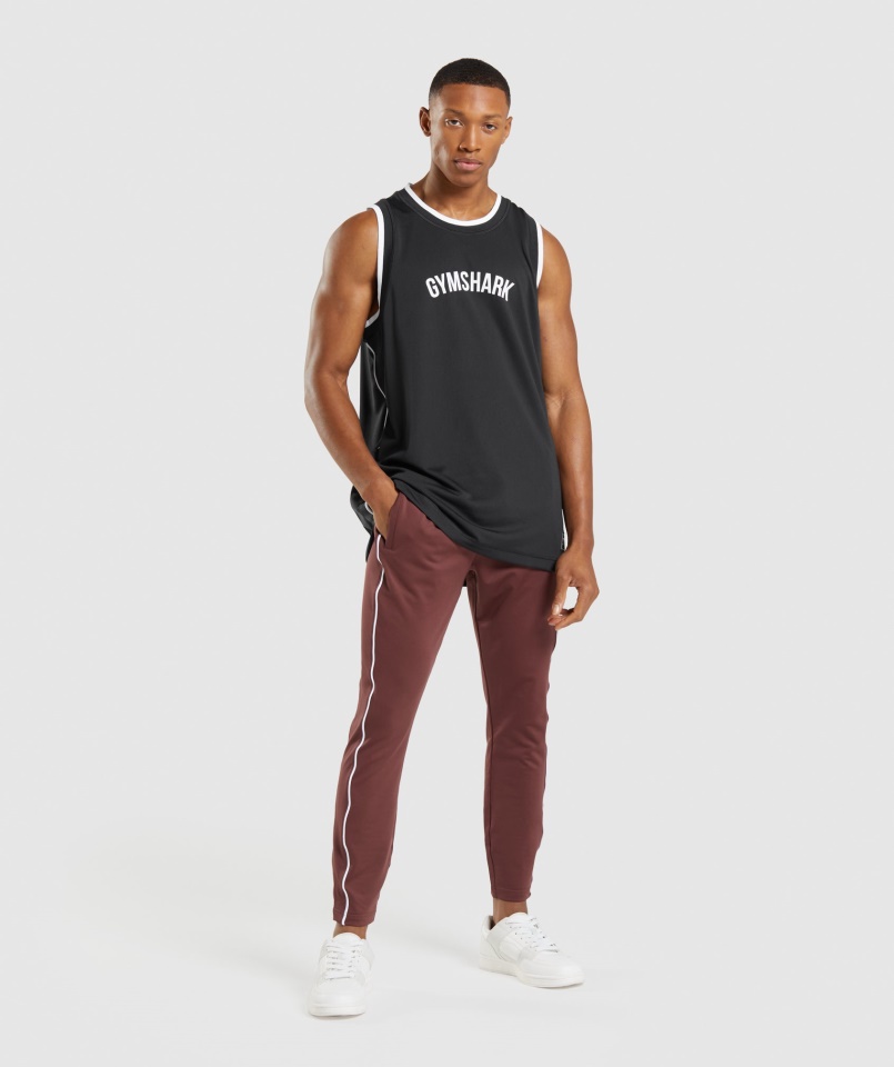 Recess Joggers Cseresznye Barna-fehér Gymshark