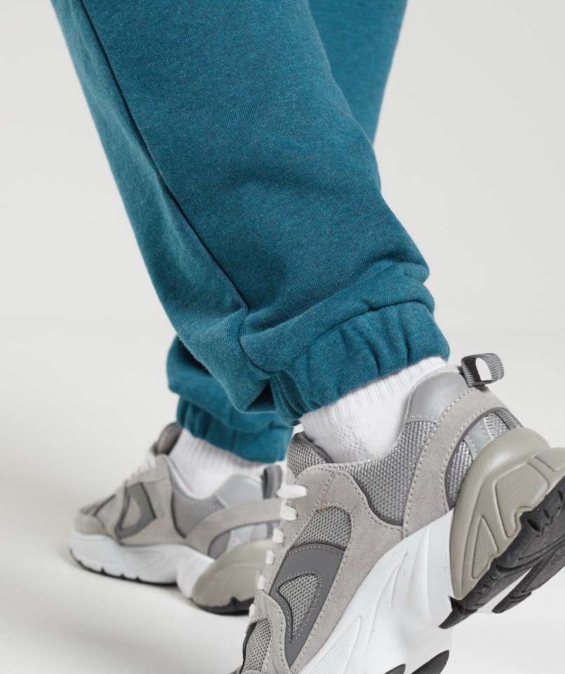 Pihenőnap Izzadás Kocogók Acélkék Márga Gymshark