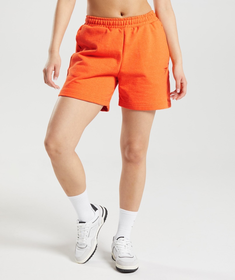 Pihenőnap Izzadás Rövidnadrág Lángoló Narancs Márga Gymshark
