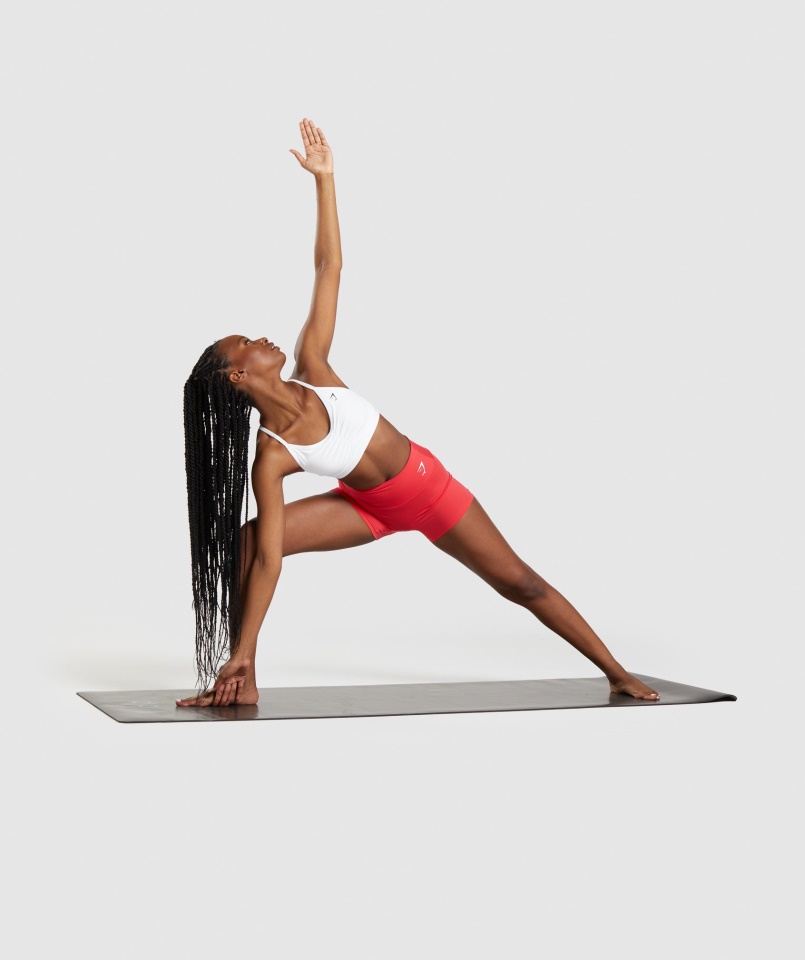 Rukkolt Sportmelltartó Fehér Gymshark