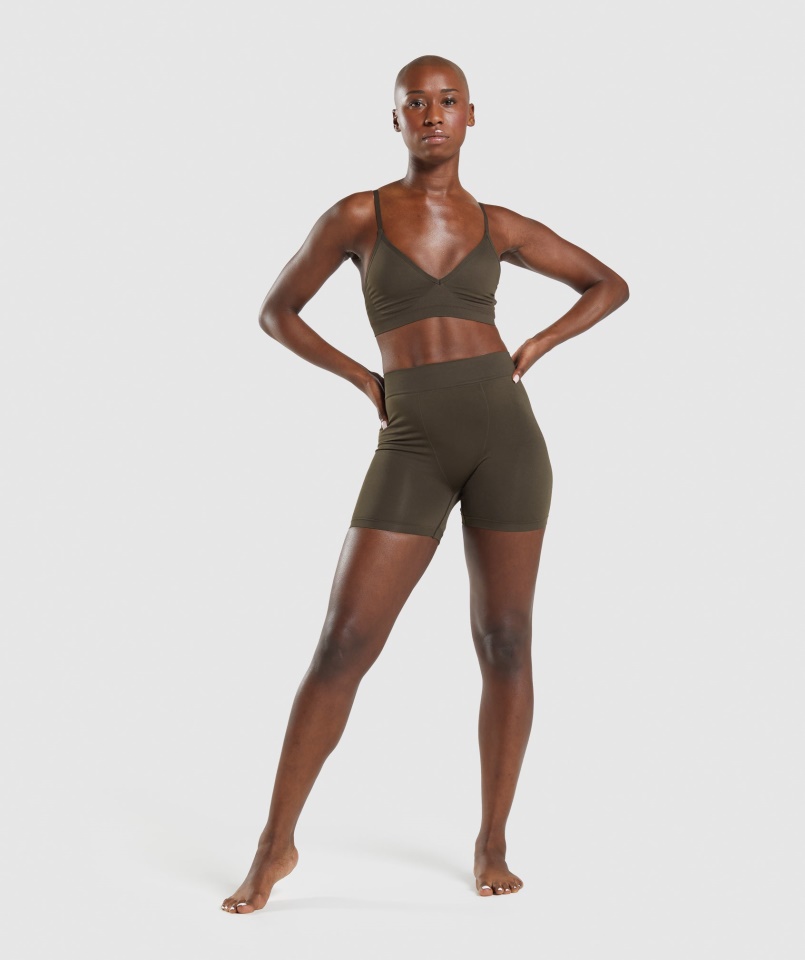 Varrat Nélküli Boxer Eszpresszó Barna Gymshark