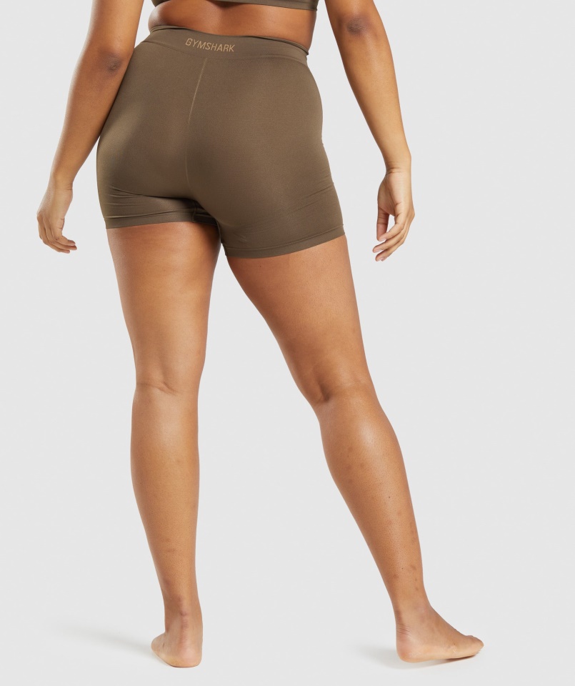Varrat Nélküli Boxerek Dióbarna Gymshark