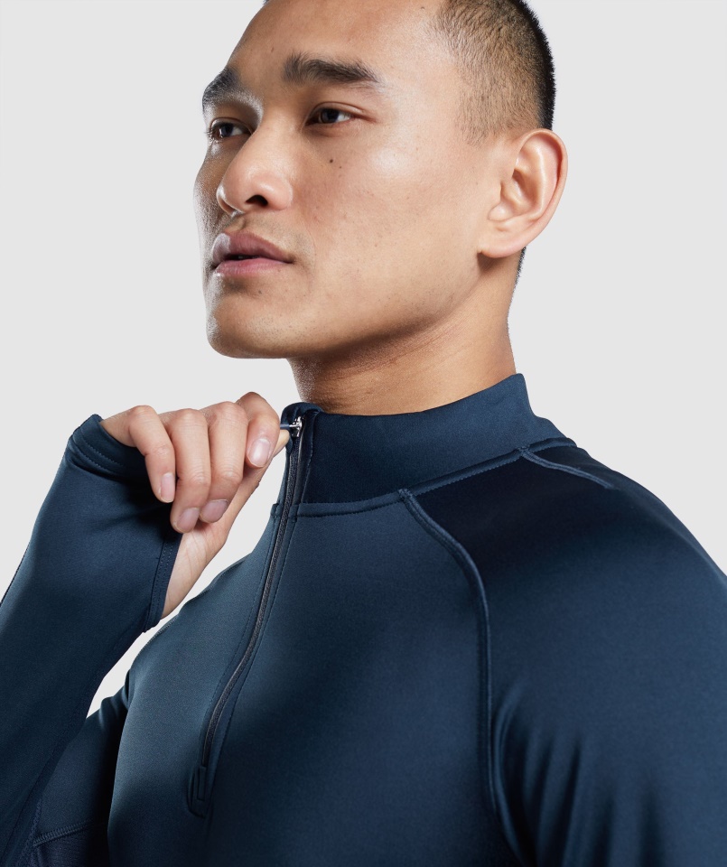 Speed Evolve 1-4 Zip Navy Gymshark