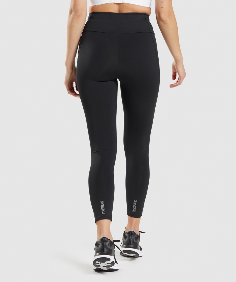 Speed Leggings Fekete Gymshark