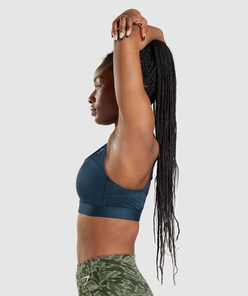 Sebesség Sportmelltartó Navy Gymshark