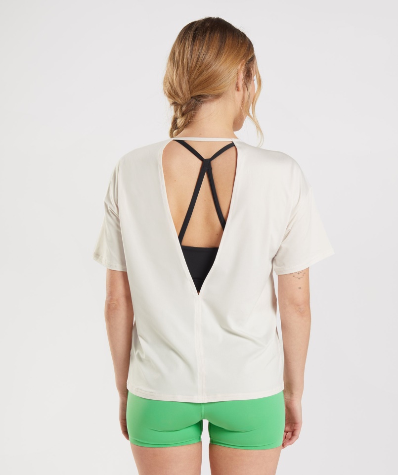 Stúdió Póló Kókuszfehér Gymshark