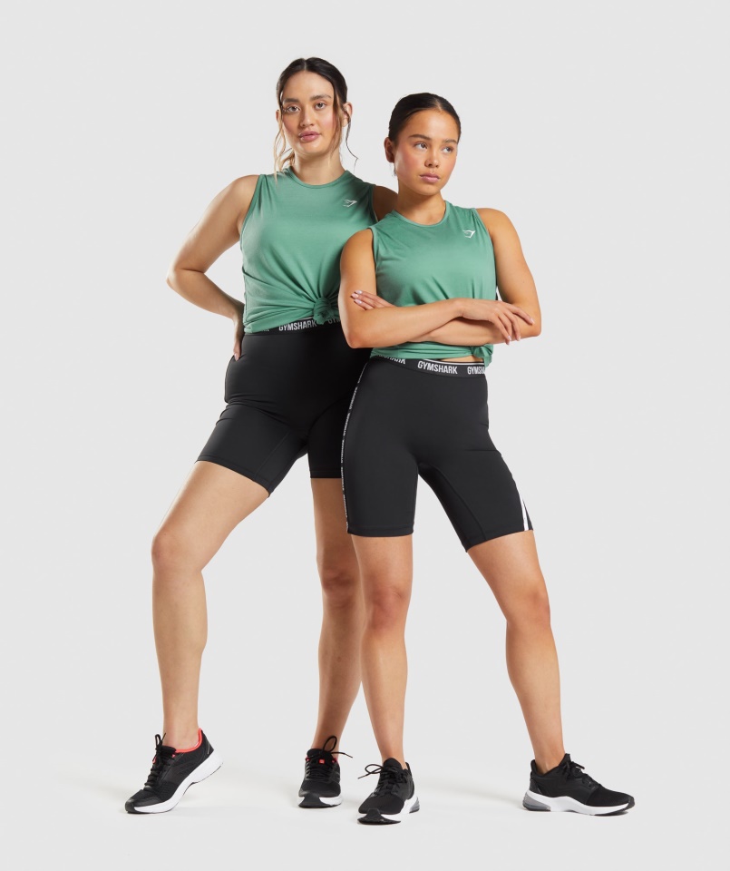 Edzés Csepp Kar Tank Alpesi Zöld Gymshark