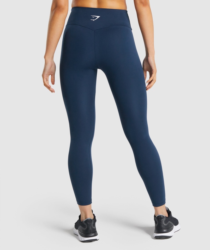 Edzés Leggings Navy Gymshark