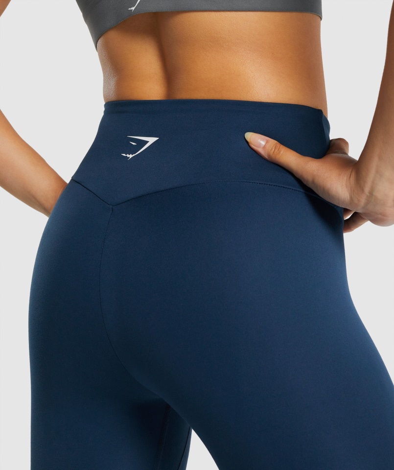 Edzés Leggings Navy Gymshark