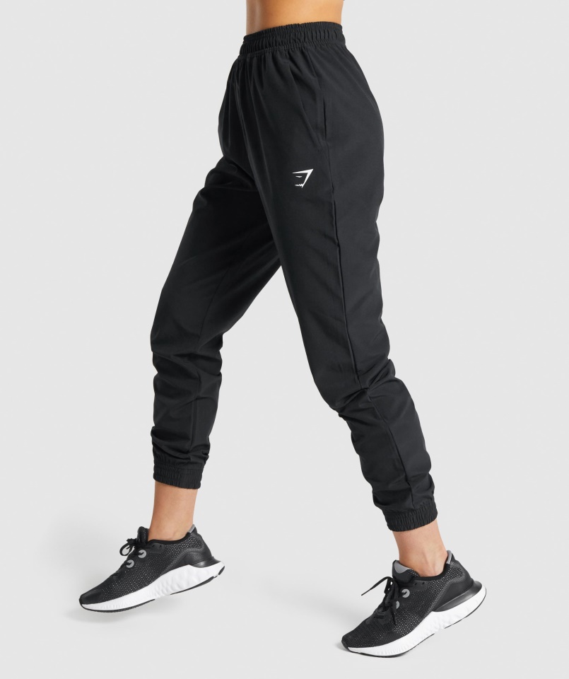 Edzés Szőtt Kocogó Fekete Gymshark