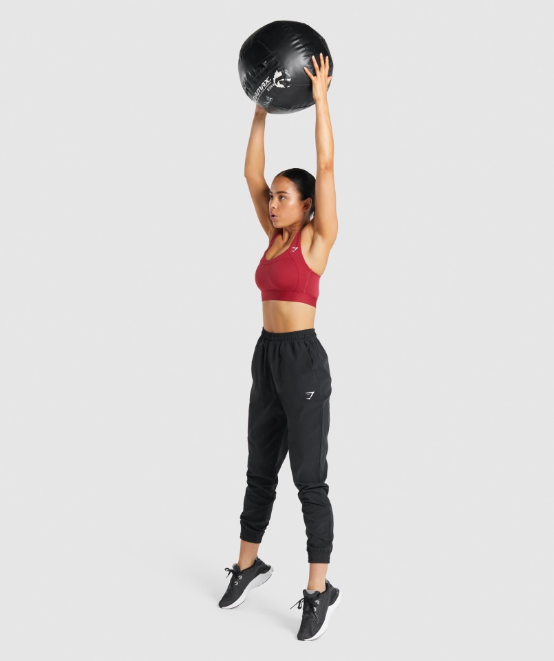 Edzés Szőtt Kocogó Fekete Gymshark